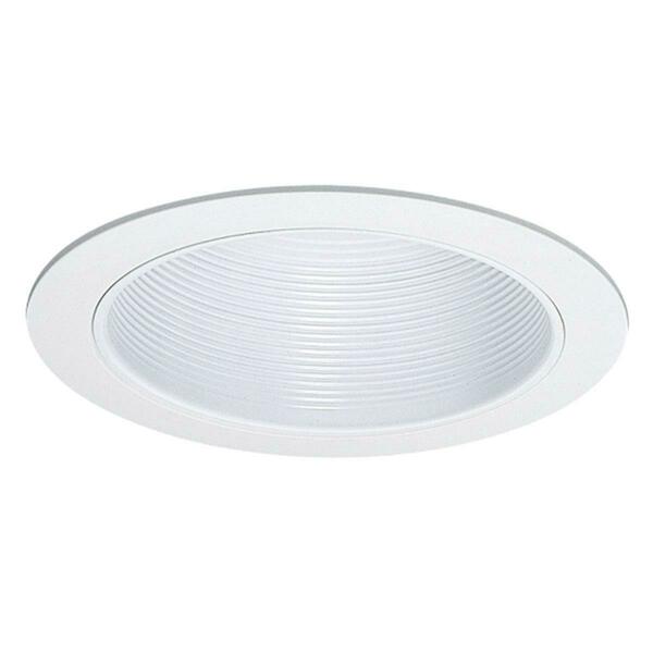 Nicor Lighting 6 In. White R40 Baffle 17510